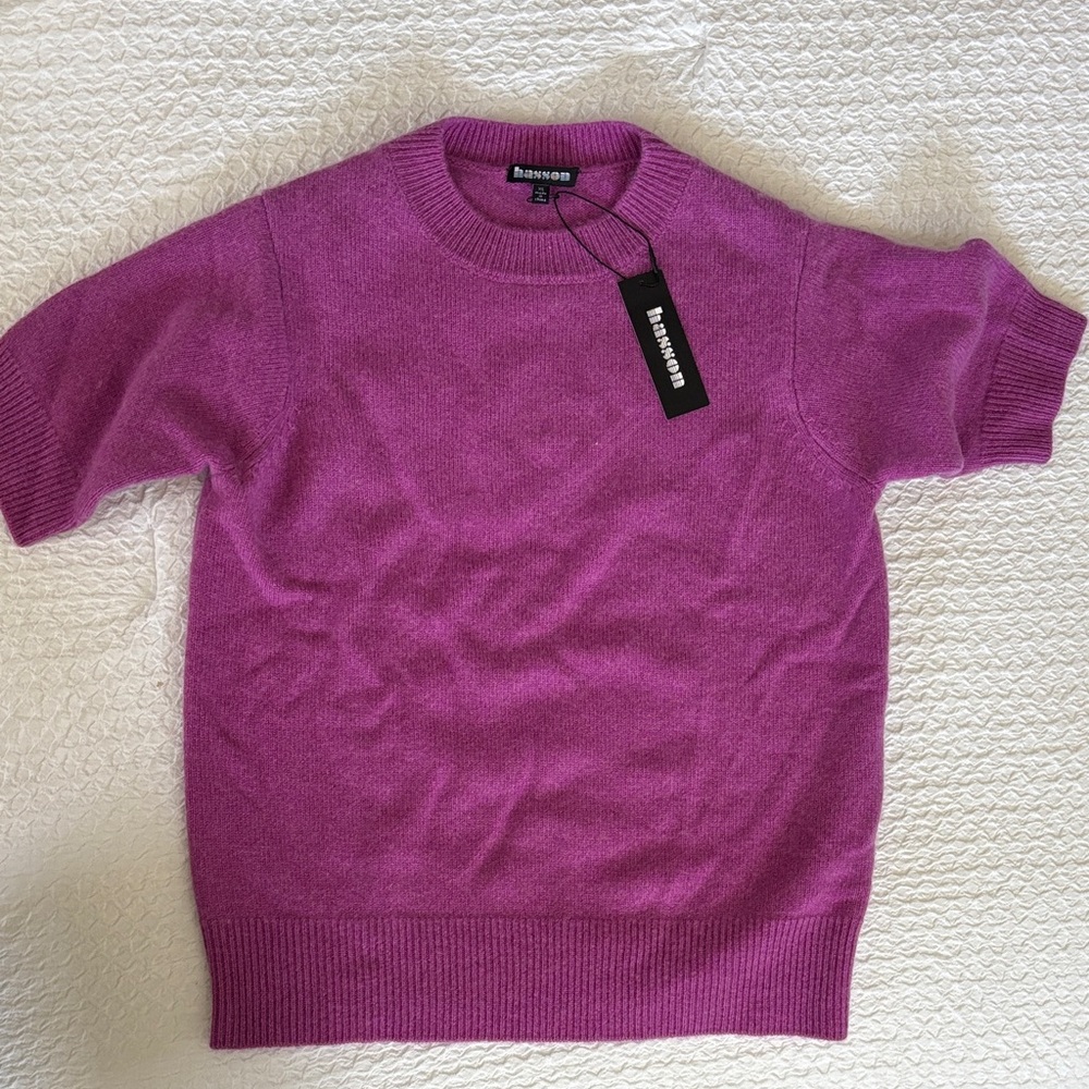 Hasson Purple Knit Sweater